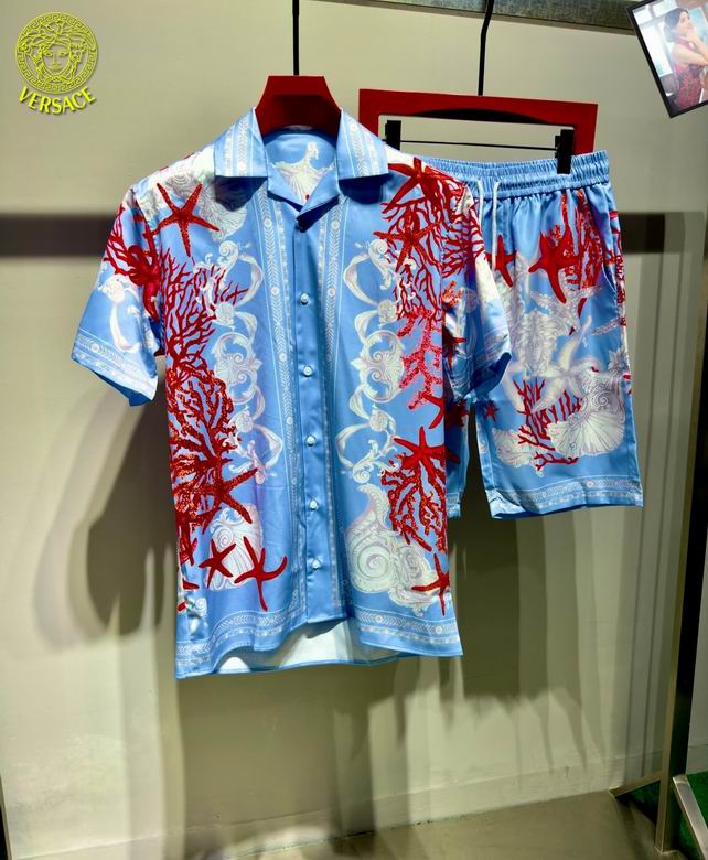 Versace Shirt & Shorts Set ID:20250801-198